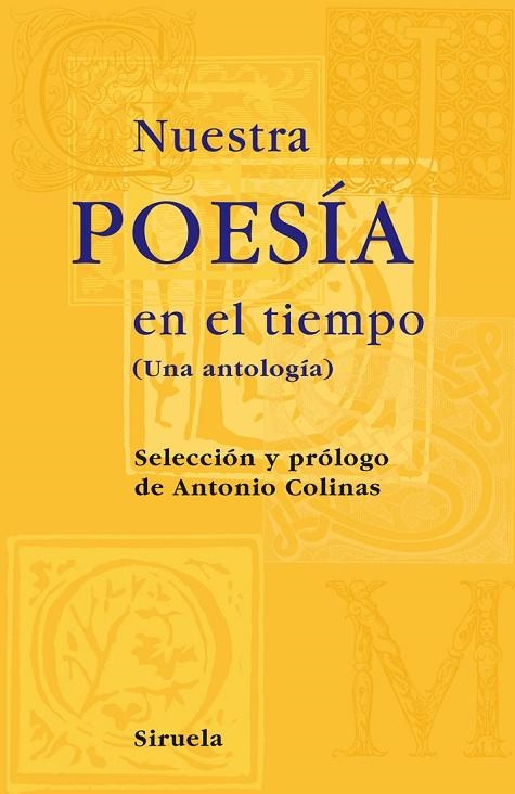 Nuestra poesía en el tiempo | 9788498413540