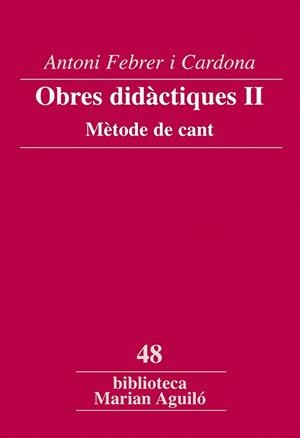 Obres didàctiques II | 9788498831924 | Febrer i Cardona, Antoni