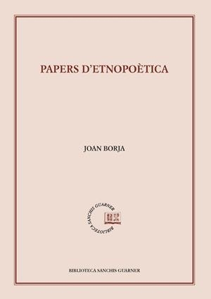Papers d'etnopoètica | 9788498837209 | Borja i Sanz, Joan