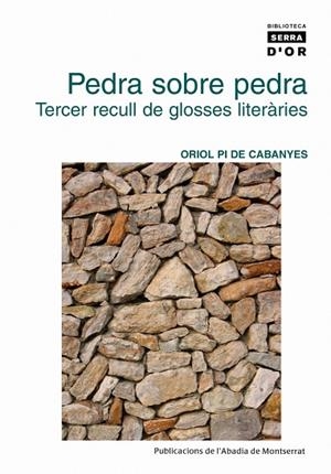 Pedra sobre pedra | 9788484159841 | Pi de Cabanyes, Oriol