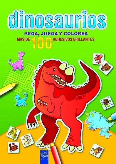 Pega, juega y colorea (verde) | 9788408089995 | YOYO