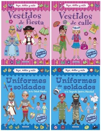 Pegar, doblar y vestir (4 títulos) | 9788467743128 | Susaeta, Equipo