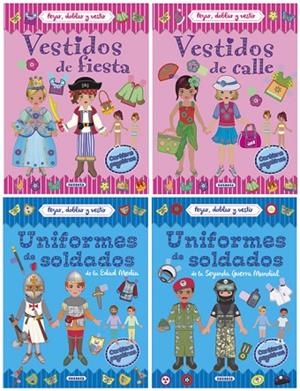 Pegar, doblar y vestir (4 títulos) | 9788467743128 | Susaeta, Equipo