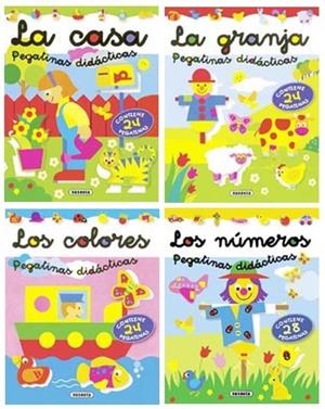 Pegatinas didácticas (4 títulos) | 9788430562527 | Susaeta, Equipo