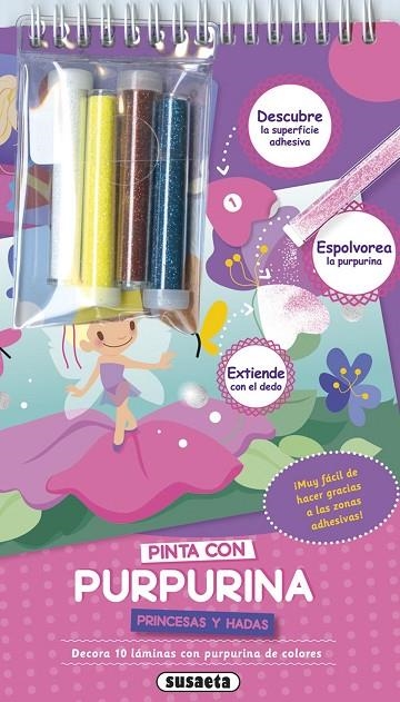 Pinta con purpurina princesas y hadas | 9788467741940 | Susaeta, Equipo