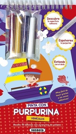 Pinta con purpurina vehículos | 9788467741957 | Susaeta, Equipo