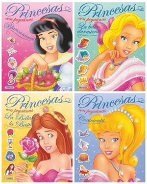 Princesas con pegatinas brillantes (4 títulos) | 9788430567294 | Susaeta, Equipo