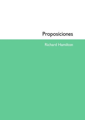 Proposiciones | 9788449026515 | Hamilton, Richard