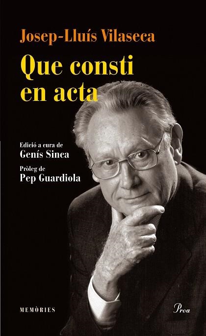 Que consti en acta | 9788475884615 | Vilaseca Guasch, Josep Lluís