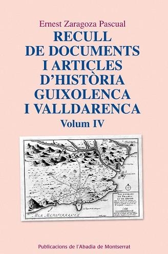 Recull de documents i articles d'història guixolenca i valldarenca, Vol. 4 | 9788498834611 | Zaragoza Pascual, Ernest