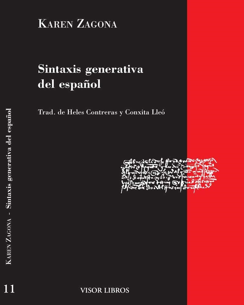 Sintaxis generativa del español | 9788475228921 | Zagona, Karen