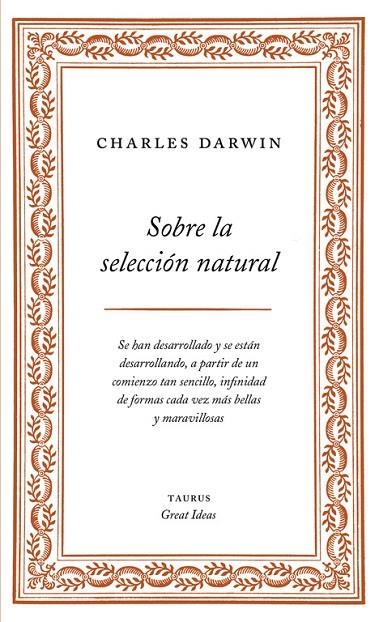 Sobre la selección natural (Serie Great Ideas 1) | 9788430609277 | CHARLES DARWIN
