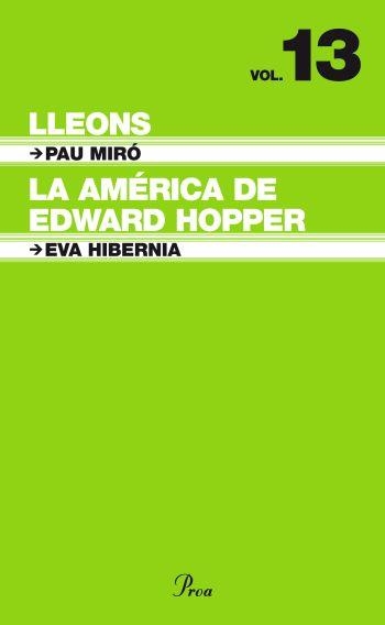 T6 (Volum 13) Lleons / La Amèrica de Edward Hopper | 9788484376057 | Hibernia, Eva