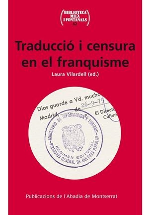 Traducció i censura en el franquisme | 9788498838183 | Varios autores