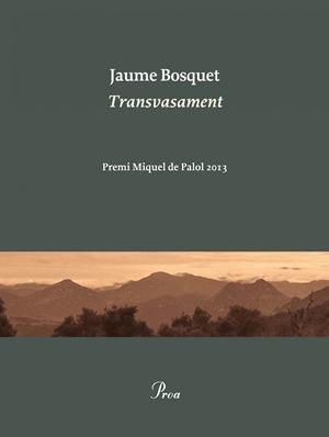 Transvasament | 9788475884752 | Bosquet, Jaume