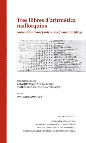 Tres llibres d’aritmètica mallorquins | 9788498837216