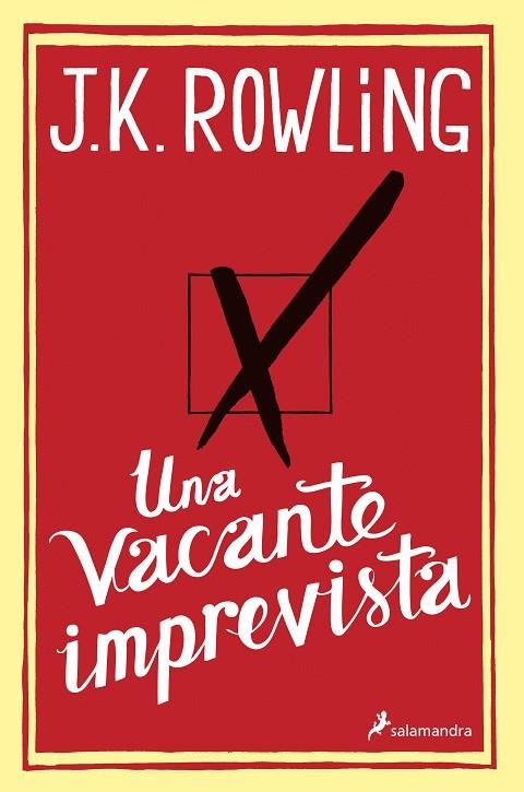 Una vacante imprevista | 9788498384925 | Rowling, J. K.