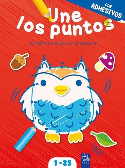 Une los puntos con adhesivos. Rojo | 9788408148746 | YOYO