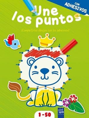 Une los puntos con adhesivos. Verde | 9788408148777 | YOYO