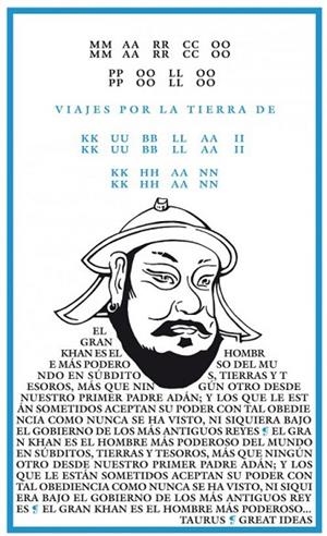 Viajes por la tierra de Kublai Khan (Serie Great Ideas 4) | 9788430609345 | Marco Polo