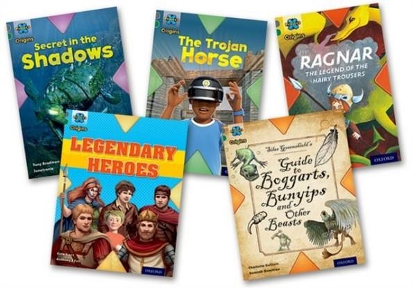 PROJECT X ORIGINS: GREY BOOK BAND, OXFORD LEVEL 12: MYTHS AND LEGENDS: MIXED PACK OF 5 | 9780198393825 | TONY BRADMAN, KATE SCOTT, CHARLOTTE GUILLAIN, GILLIAN HOWELL
