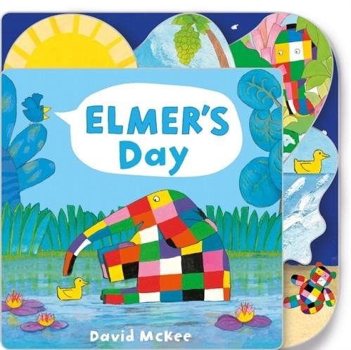 ELMER'S DAY: TABBED BOARD BOOK | 9781783446087 | DAVID MCKEE