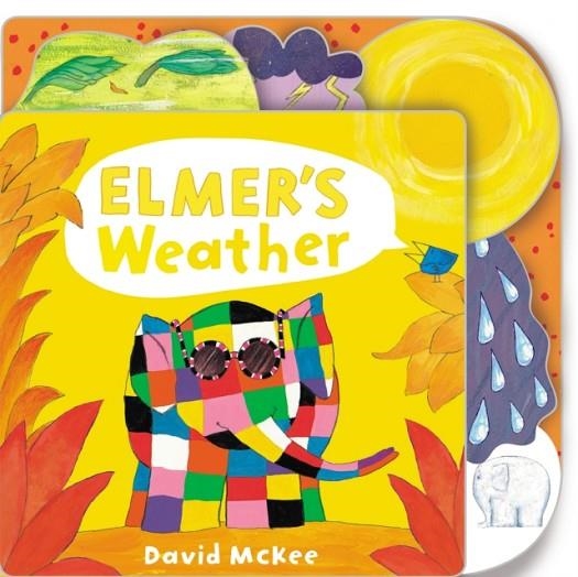ELMER'S WEATHER: TABBED BOARD BOOK | 9781783446063 | DAVID MCKEE