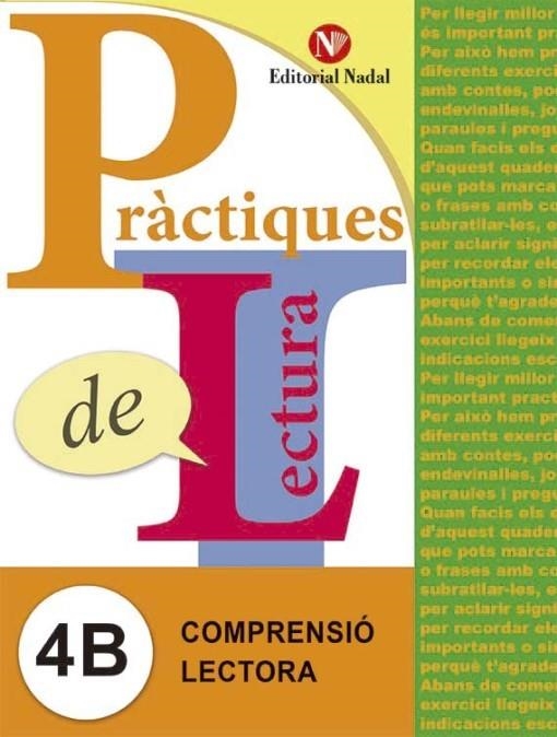 COMPRENSIO LECTORA PRACTIQUES DE LECTURA 4B | 9788478876372