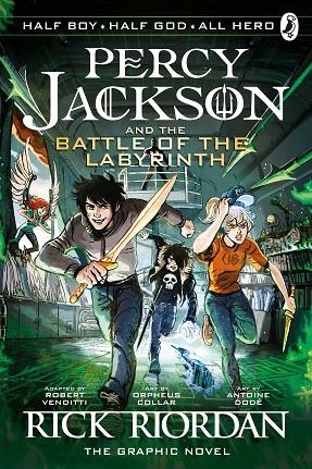 PERCY JACKSON 04: THE BATTLE OF THE LABYRINTH GRAPHIC NOVEL | 9780241336786 | RICK RIORDAN