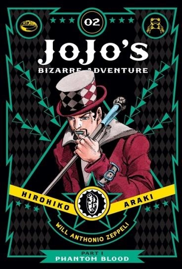 JOJO'S BIZARRE ADVENTURE: PART 1--PHANTOM BLOOD, VOL. 2 : 2 | 9781421578804 | HIROHIKO ARAKI