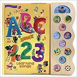 ABC AND 123 LEARNING SONGS: DELUXE SOUND BOOK  | 9781680521474 | SCARLETT WING