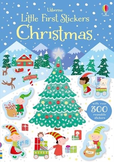 LITTLE FIRST STICKERS CHRISTMAS | 9781474956604 | KIRSTEEN ROBSON
