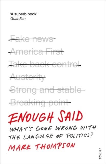 ENOUGH SAID | 9780099597681 | MARK THOMPSON