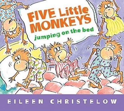 FIVE LITTLE MONKEYS JUMPING ON THE BED | 9780547510750 | EILEEN CHRISTELOW