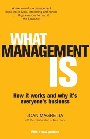 WHAT MANAGEMENT IS | 9781781251478 | JOAN MAGRETTA