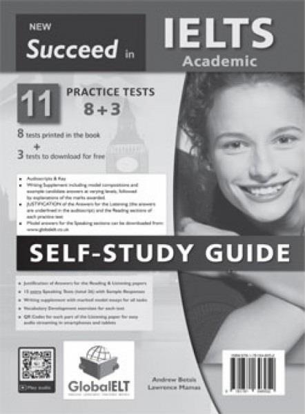 IELTS SUCCEED IN IELTS  - 11 ACADEMIC TESTS - SELF-STUDY EDITION | 9781781646052 | VVAA