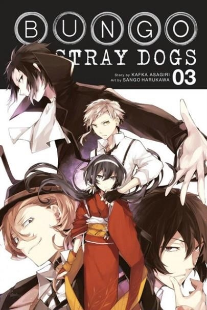 BUNGO STRAY DOGS, VOL. 3 | 9780316468152 | KAFKA ASAGIRI