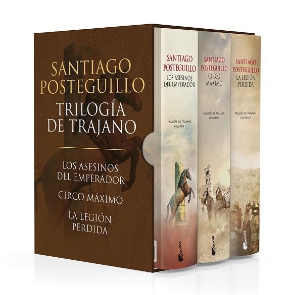 ESTUCHE TRILOGÍA DE TRAJANO | 9788408197423 | SANTIAGO POSTEGUILLO