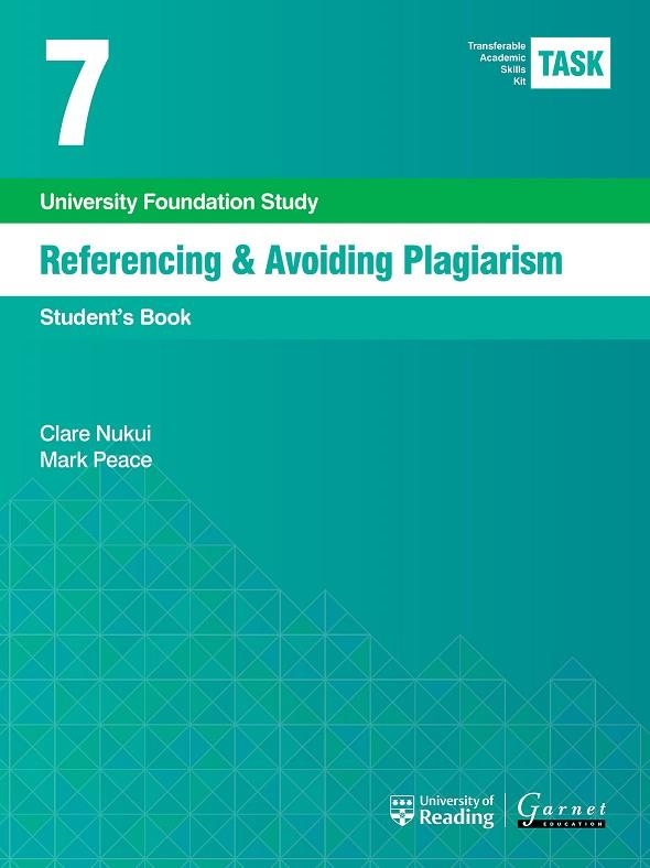 NEW TASK REFERENCING & AVOIDING PLAGIARISM | 9781782601821