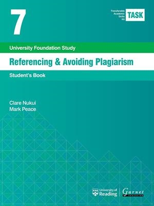 NEW TASK REFERENCING & AVOIDING PLAGIARISM | 9781782601821