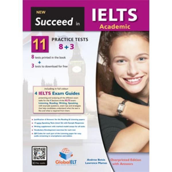 IELTS SUCCEED IN, ACADEMIC – 11 PRACTICE TESTS TB | 9781781646045