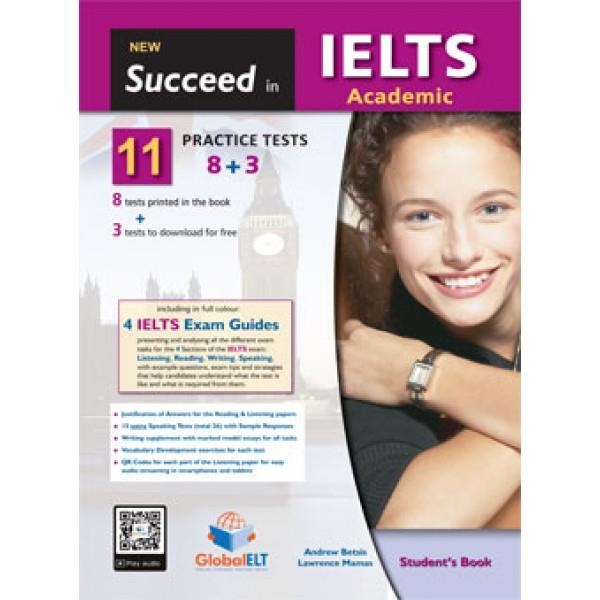 IELTS SUCCEED IN, ACADEMIC- 11 PRACTICE TESTS SB NO KEY | 9781781646038