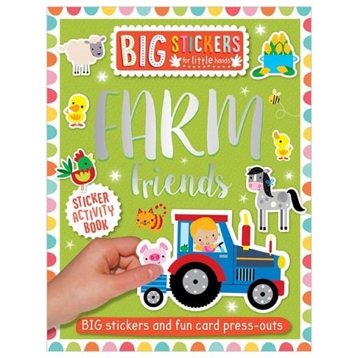 BIG STICKERS FOR LITTLE HANDS FARM FRIENDS | 9781788430654 | VA