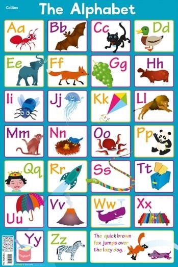COLLINS CHILDREN’S POSTER — ALPHABET | 9780008304690 | STEVE EVANS