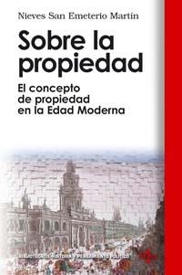 SOBRE LA PROPIEDAD | 9788430942176 | SAN EMETERIO MARTÍN, NIEVES