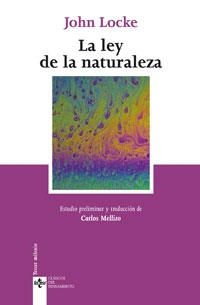 LA LEY DE LA NATURALEZA | 9788430945382 | LOCKE, JOHN