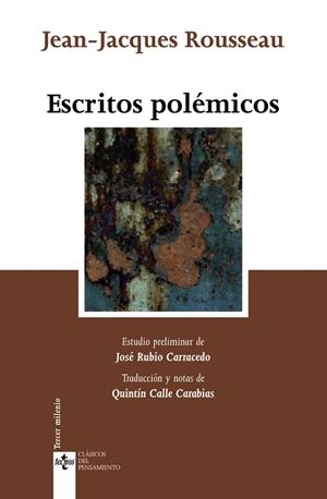 ESCRITOS POLÉMICOS | 9788430948598 | ROUSSEAU, JEAN-JACQUES