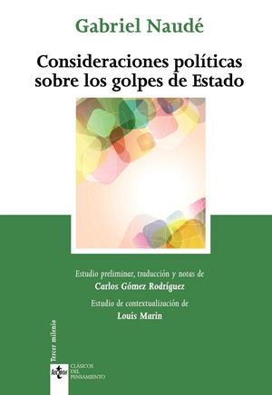 CONSIDERACIONES POLÍTICAS SOBRE LOS GOLPES DE ESTADO | 9788430953783 | NAUDÉ, GABRIEL