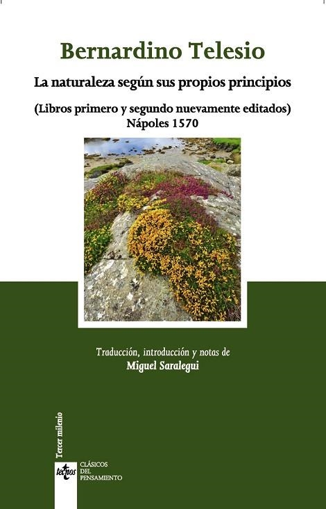 LA NATURALEZA SEGÚN SUS PROPIOS PRINCIPIOS | 9788430958368 | TELESIO, BERNARDINO