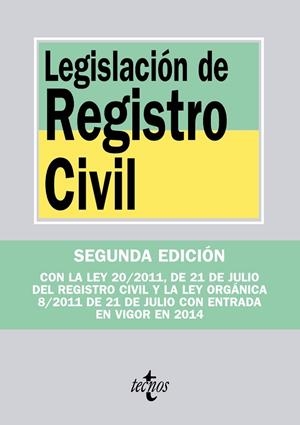 LEGISLACIÓN DE REGISTRO CIVIL | 9788430954445